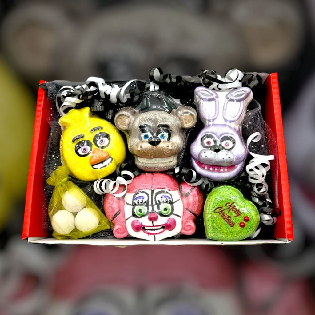 FNAF Christmas Bath Bomb Gift Set - Christmas bath bombs