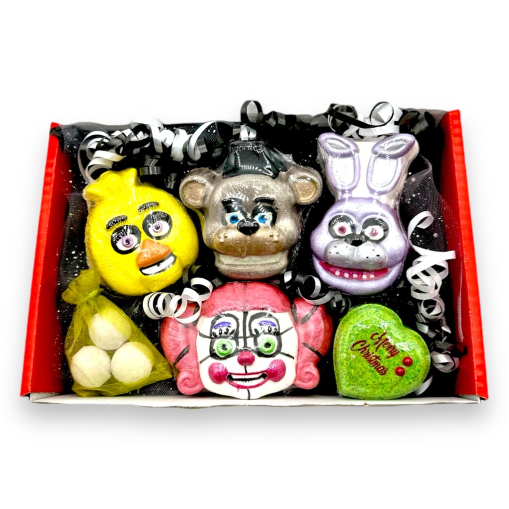 FNAF Christmas Bath Bomb Gift Set - Christmas bath bombs