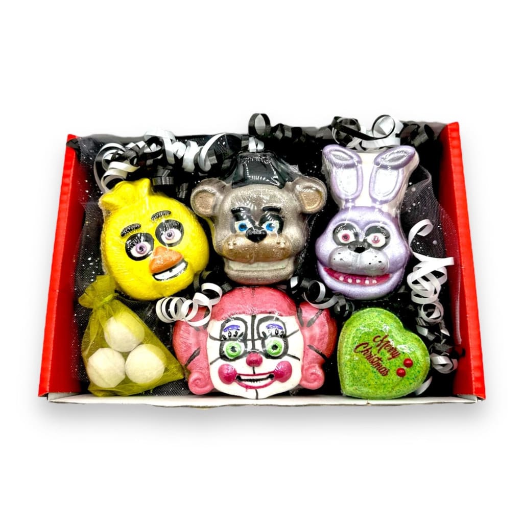 FNAF Christmas Bath Bomb Gift Set - Christmas bath bombs