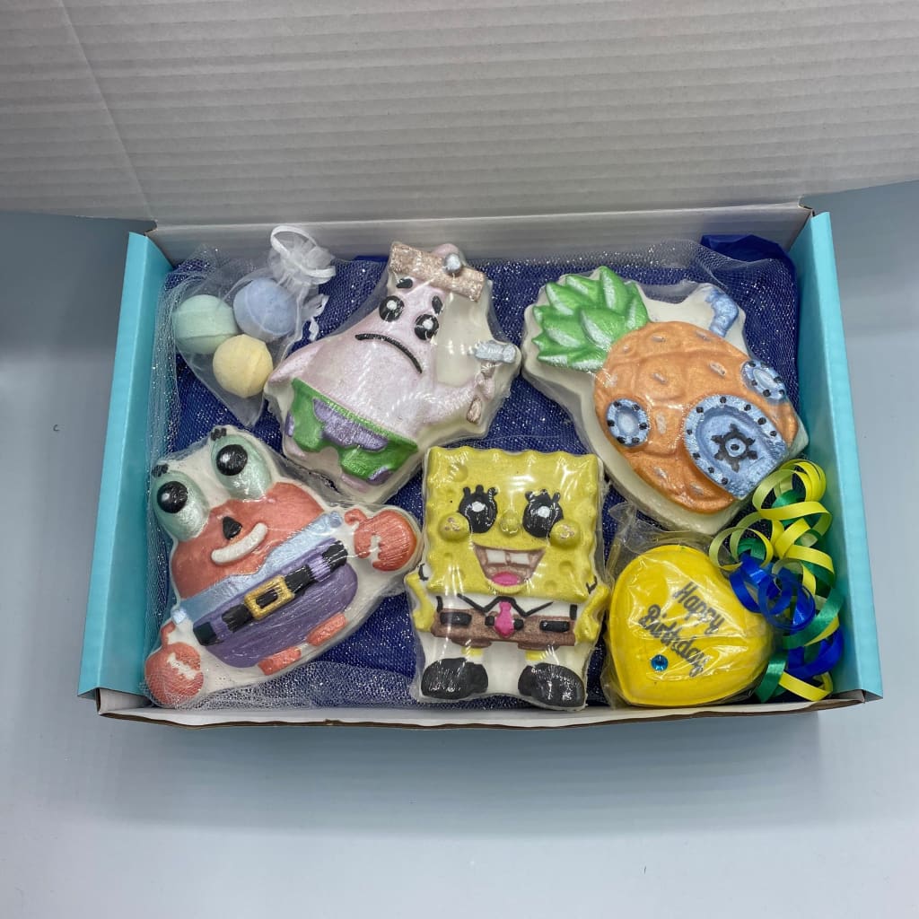 Bikini Bottom Large Birthday Gift Set - Birthday