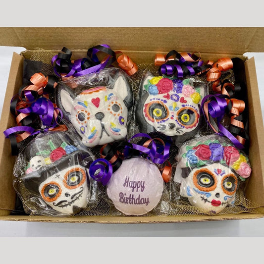 Day of the Dead Birthday Bath Bomb Gift Set - Birthday