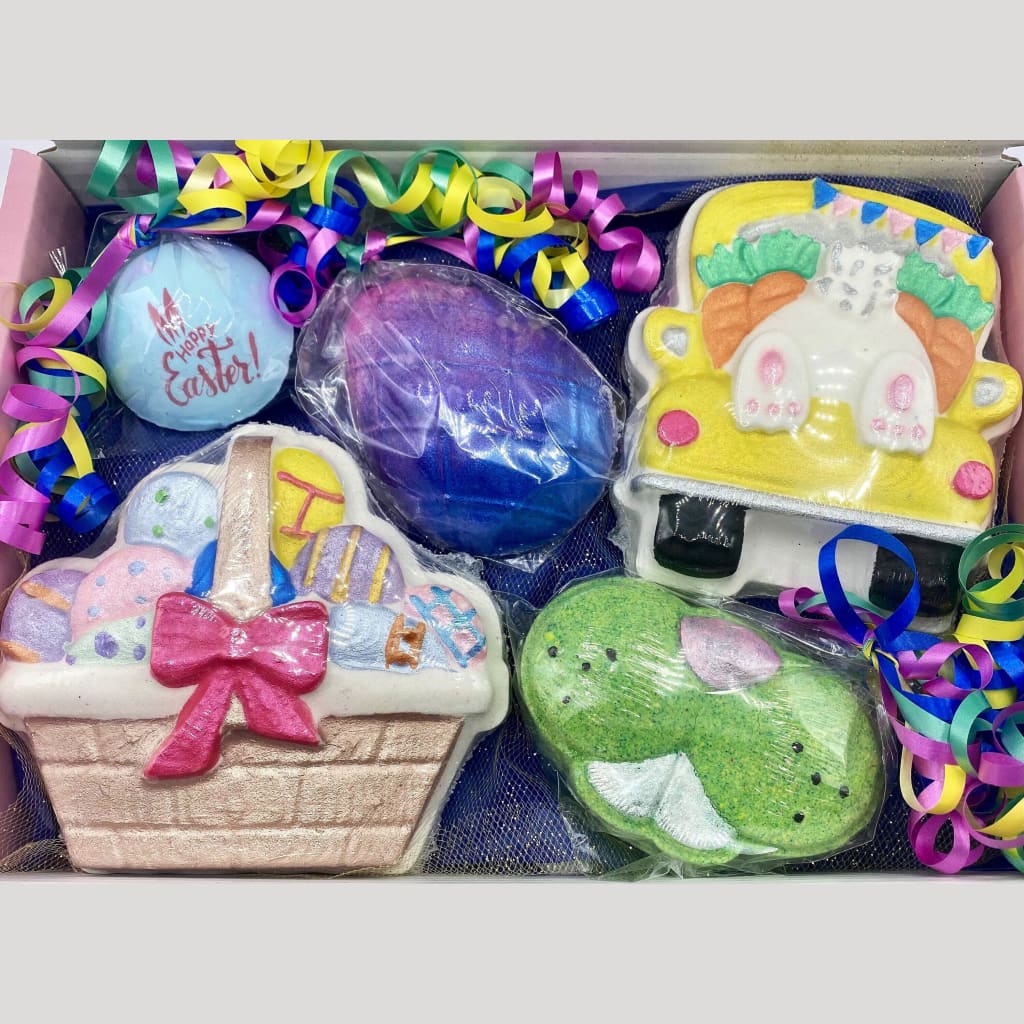 Easter Egg Hunt large bath bomb gift set. - Easter bath