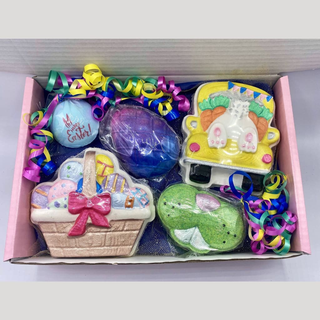 Easter Egg Hunt large bath bomb gift set. - Easter bath