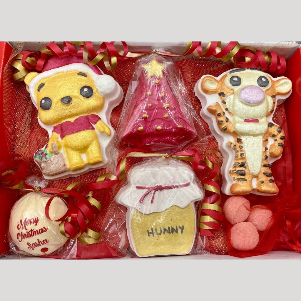 Hundred Acre Wood Xmas Bath Bomb Set - Christmas bath bombs