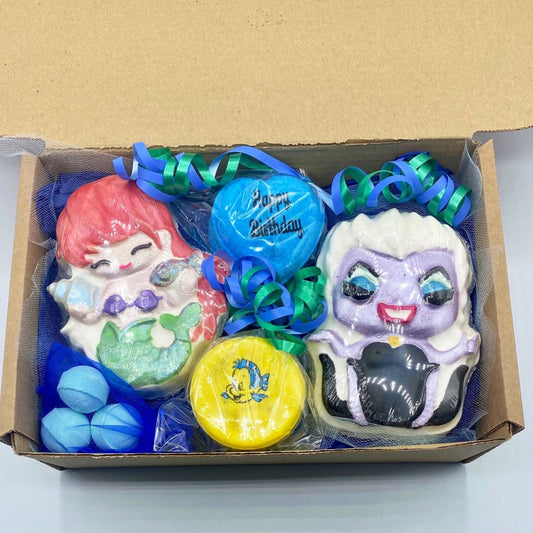 Little Mermaid Bath Bomb Gift Set - Birthday