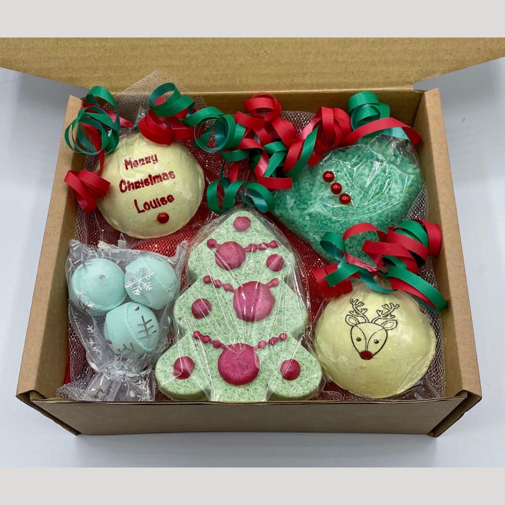 Oh Christmas Tree Bath Bomb Gift Set - Christmas bath bombs