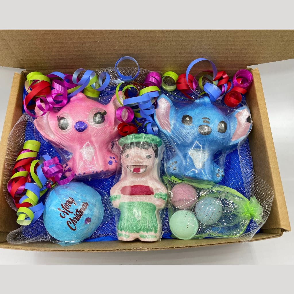 Ohana Christmas Bath Bomb Gift Set - Christmas bath bombs