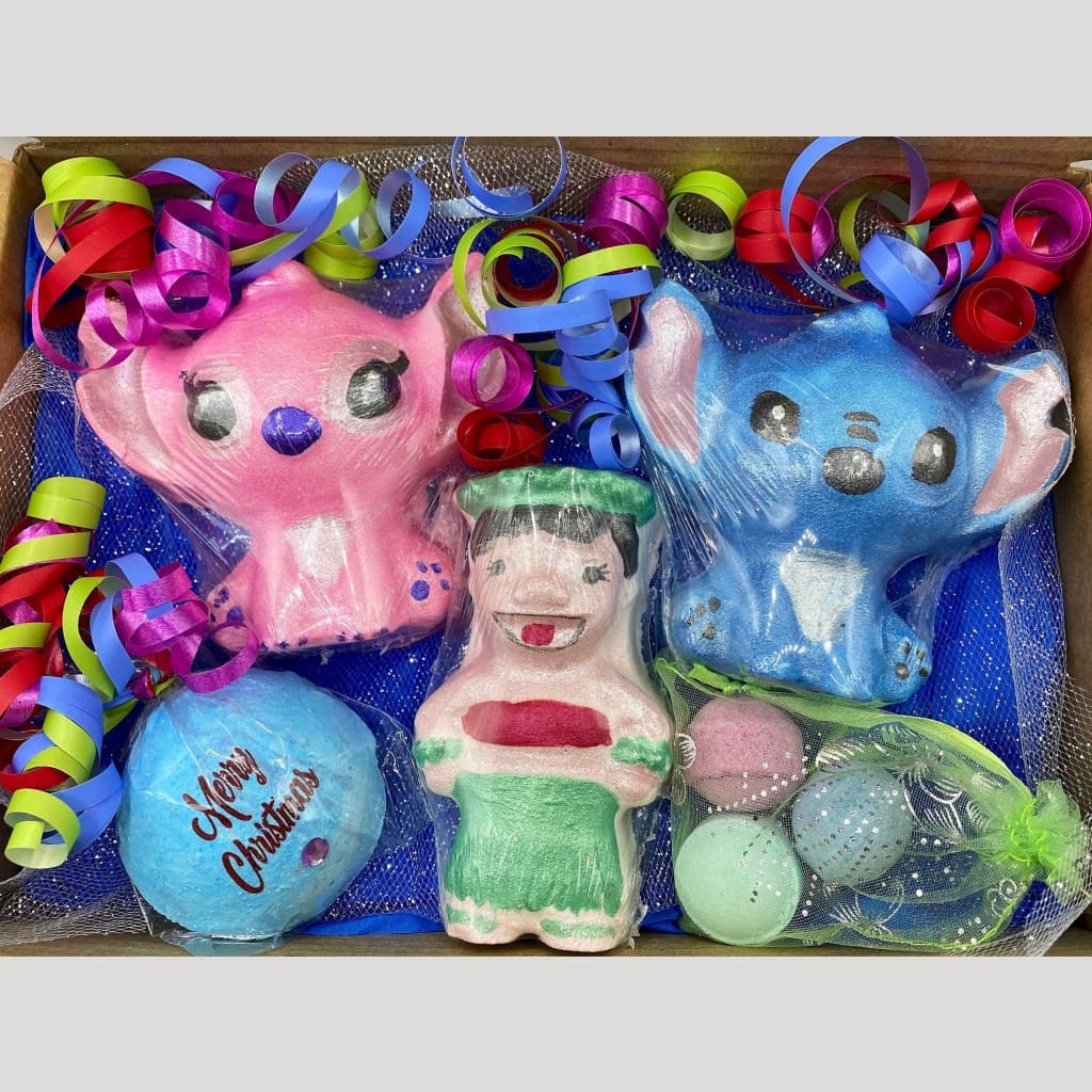 Ohana Christmas Bath Bomb Gift Set - Christmas bath bombs