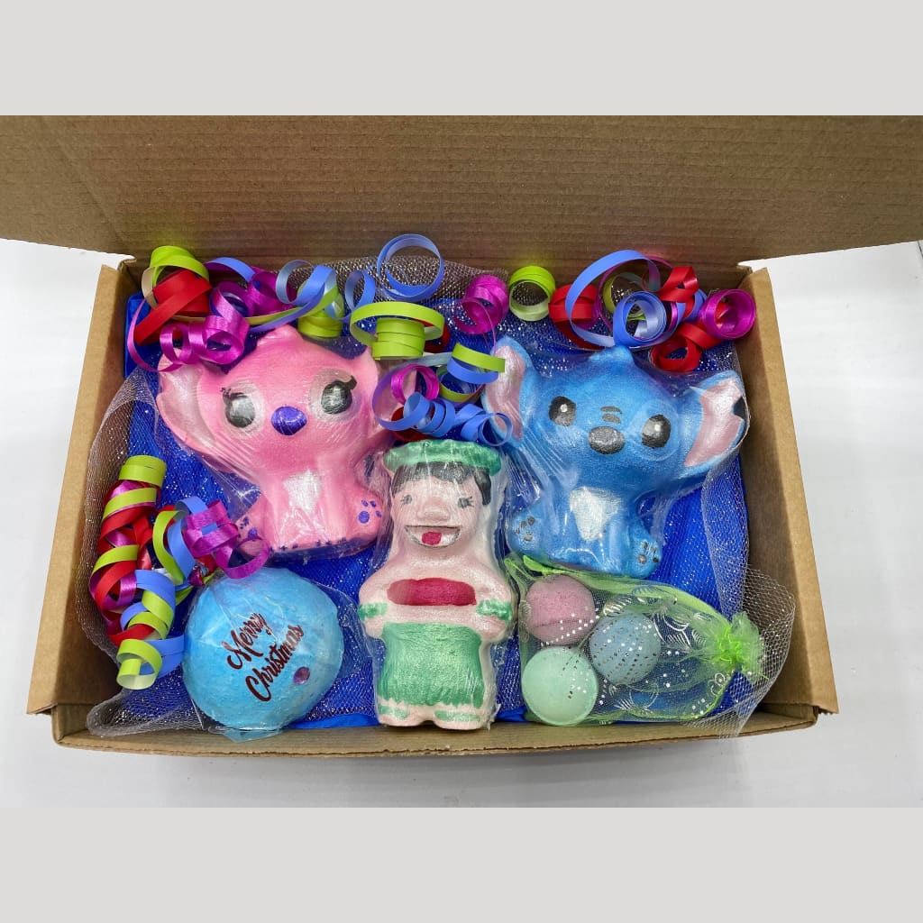 Ohana Christmas Bath Bomb Gift Set - Christmas bath bombs