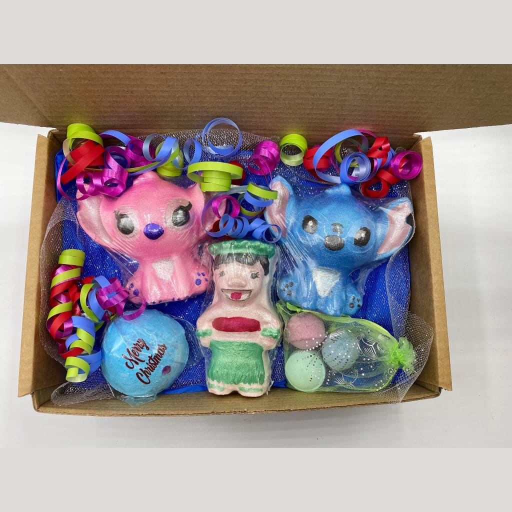 Ohana Christmas Bath Bomb Gift Set - Christmas bath bombs