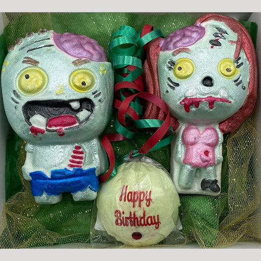 Zombie Birthday Bath Bomb Gift Set - Birthday